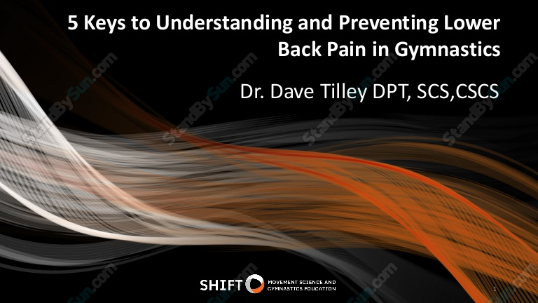 Dr. Dave Tilley - Keys To Developing Flexibility and Strength In Gymnastics